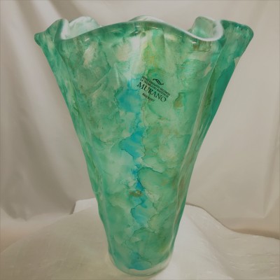 Seafoam Waves Vase